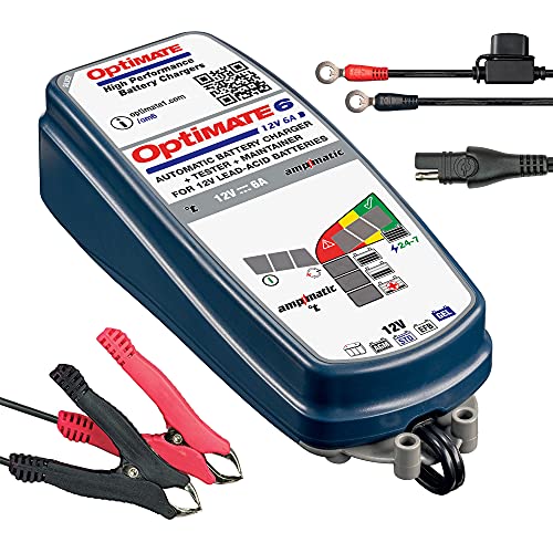 【テックメイト公式】OptiMATE充電器 オプティメイト6 Amp. Ver.3 12V6A OE採用多数・超省エネ!バイク、車、ボート、ソーラー、RV車、産...
