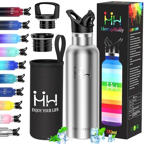 水筒 炭酸 スポーツドリンク 750ml bpaフリー 広口 ステンレスボトル 軽量 2way 保温 保冷 炭酸 真空断熱 ボトル コーヒー 断熱 洗いやすい スポーツボトル キャンプ 水筒 アウトドア 登山 小学