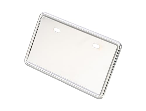 キタコ(KITACO) ナンバープレートホルダー(NP-305/角型126cc~用) スチール製/メッキ仕上げ 汎用 657-0010305