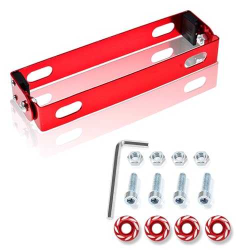 サムコス バイク用 ナンバープレート バイク ナンバープレート バープレートナンバー ブラケット ステンレス製 簡単取付 汎用 ナンバーステー 180°角度調整...