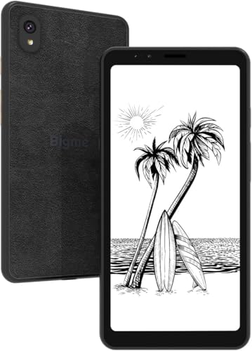 Bigme 電子ブックリーダー、 6G+128GBアンドロイド11スマートフォン、36レベルフロントライト、3300mAhバッテリー、5+13MPカメラ電子書籍リーダー 5.84 インチ(通話機能なし）