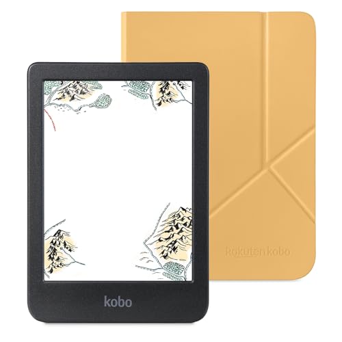 Kobo Clara Colour スリープカバー（バターイエロー）セット/カラー対応/タブレット/Eink / 6インチ / 電子書籍リーダー / 16 GB/防水 / IPX8 / Wi-Fi/タッチスクリーン/ComfortLight PRO