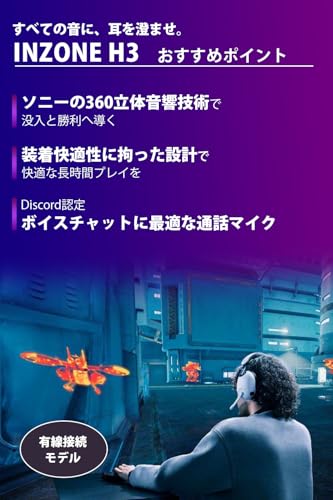 ���ˡ� �����ߥ󥰥إåɥ��å� INZONE H3 MDR-G300: ͭ�� / Ω�β��� / ���ٱ� / Ĺ���ֻ��Ѥ��Ƥ����Ť餤 / �֡���ޥ����դ� / PS5 Switch / �ƥ����Ǥ�Ȥ��� / EVO Japan 2023������������ / ��
