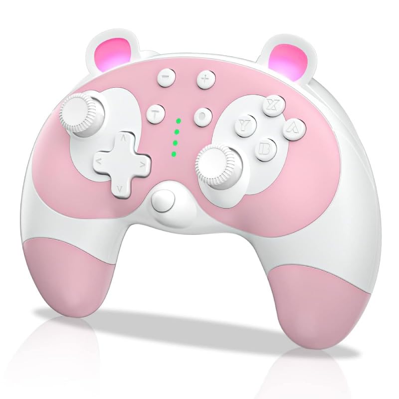 STOGA たぬきち どうぶつの森 (PINK) Nintendo Switch コントローラー プロコン ジョイコン スイッチコ..