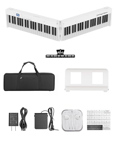 ◆商品名：電子ピアノ 折りたたみ 88鍵盤 ポータブル 軽量 コンパクト セミウェイトキー付き 128つ音色 127つリズム 20つデモン Bluetooth付き midi付き ダブルキーボード付き ヘッドホン付き ペダル付き 作曲 初心者コストパフォーマンスが良い電子ピアノです。標準サイズの88キーがありセミウェイトの88キーがあります。初心者や子供向けです。電子ピアノにはBluetooth機能があり、携帯電話やパソコンのBluetoothに接続し、関連する楽器練習ソフトに合わせて使用することができます。例えばsimply piano、Perfect piano、flowkey、Toneなどです。電子ピアノにはmidi機能があり、創作ソフトを通じて音楽を創作することができます。Cubase、Logic Pro Xなどが使用することができます。電子ピアノにはリチウムイオン電池が内蔵されており、携帯することができます。初めて使用する場合は、まず6時間フル充電して使用してください。満充電になってから8時間ほど使用できます。何か問題があればメールで連絡してください。本製品は1年間無料で返品交換でき、2年間無償保証されます。安心して購入してください。"詳しい商品の情報について 鍵盤：セミウェイト 88キー 製品サイズ：L126.7*W20.9*H4cm 電子ピアノの重さ：4 包装重量：6.19 スピーカ出力：5 w*2 電子ピアノつける機能は再生/一時停止、音量調整、128つトーン、127つリズム、スビート、シフト、録画/再生、継続、メトロノーム、ダブルキーボード、コード、20つデモ曲があります。 電源について 電源アダプタは5 V/2 Aです。Type-cインタフェースで使用します。PD急速充電回線には適用されない。充電中はLEDが赤、充電完了時は緑に変わります。電池について充電時間は約5 H、初めて6 H以上充電してください bluetoothとmidiがつけます。携帯電話とコンピューターがつけることができます。音楽が再生して作ります。usbポートはコンピュータに接続し、type-cポートは電気ピアノに接続する。また、製品にはリチウムイオン電池が内蔵されており、持ち歩き、いつでもどこでも音楽を弾くことができます。"