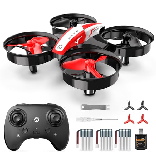 Holy Stone ドローン 100g未満 ミニドローン こども向け 室内向け バッテリー3個付き 飛行時間27分 安..