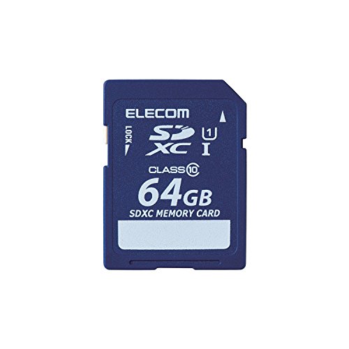 エレコム SDXCカード 64GB UHS-I対応 class10 データ復旧サービス付 MF-FSD064GC10R