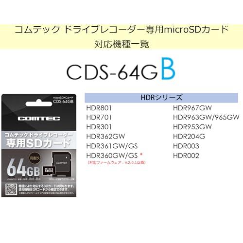 ����ƥå� �ɥ饤�֥쥳�������ѥ��ץ���� microSDXC������ 64GB CDS-64GB ����ƥå����ɥ饤�֥쥳����������