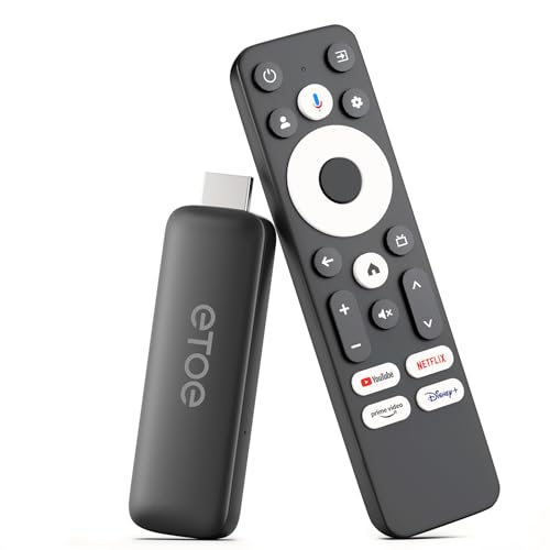 ETOE Google TV ボックス、Netflix 認定、ストリーミング メディア プレーヤー サポート Google cast/Google Assist...