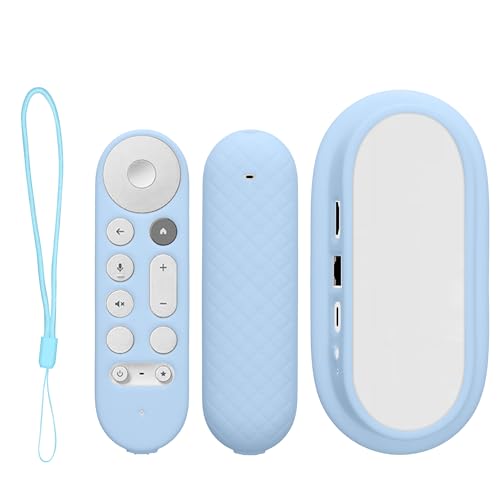 kwmobile 2x Google TV Streamer 4Kб С - ݸ ХåС ꥳ եȥ饤ȥ֥롼