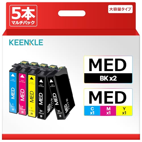 MED-4CL ����ޤ䤭 5�ܥ��å� ���ץ��� �� ����ޥ䥭 �ߴ� ���� MED-BK+MED-4CL ���� EPSON �� EW-056A EW-45...