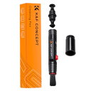 K&F CONCEPT レンズペン ダブルヘッド 伸縮可能 レンズにやさしい素材 一本三役パソコンクリーニング スケーラブル ダブルカーボンヘッド カメラクリー...