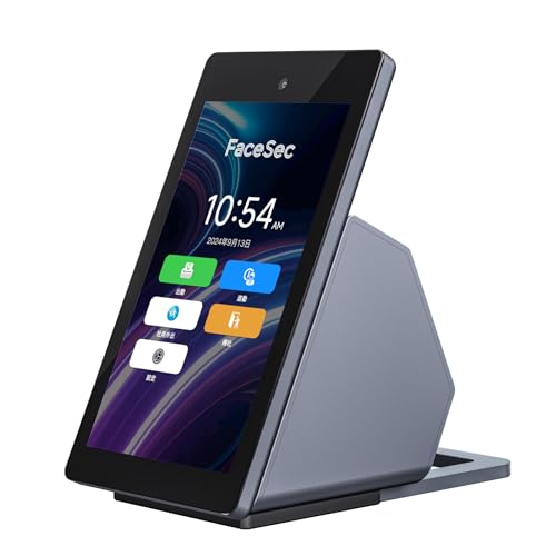 FaceSec(フェイスセック) タイムレコーダー AI顔認証 高速 高精度 2万人登録 勤怠管理システム内蔵 自動集計 シフト管理 ペーパーレス 簡単操作 5...