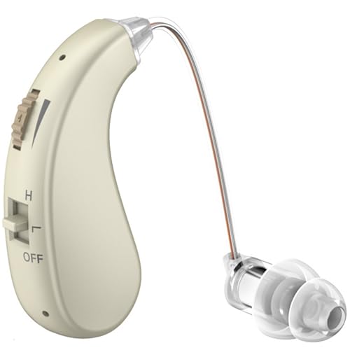 AMIZDYTO 集音器 耳掛け集音器 高齢者集音器 両耳対応 USB充電式 2種類モード 小型 軽量 簡単操作 最大40時間連続使用 紛失対策 両親 高齢者プ...