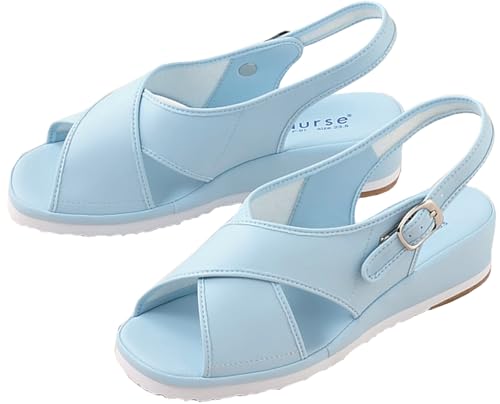 [富士ゴムナース] 富士ゴムナース クロスサンダル 抗菌 防臭 加工 社内履き レディース 定番 軽量 看護 介護 立ち仕事 幅広 3E フッドベット 足にやさしい オフィスワーカ 事務 室内履き ナー