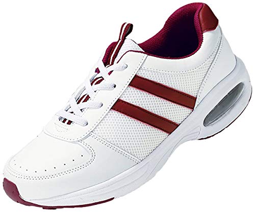 ナースリー ナースシューズ パーフェクトエアプラス(スポーティタイプ) 医療 看護師 ナース シューズ レディース メンズ 男女兼用 24.5 ワイン 2095211A