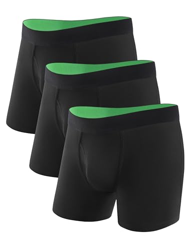 [TIICHOO] 失禁ボクサーパンツ男性用 綿 尿漏れ 紳士 にょう漏れパンツ 尿もれ対策 吸収量80cc 3枚組(L..