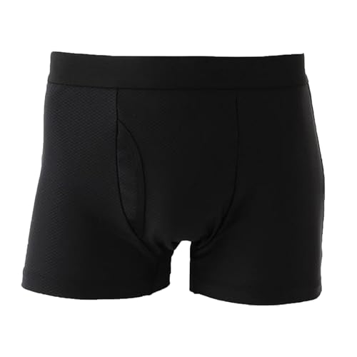 ［KEEP GUARD］ボクサーパンツ 尿漏れ COOL 接触冷感 失禁 メンズ ブラック LL