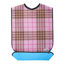 (Relie Kleid) 介護用エプロン 食事エプロン ピンク 看護用 介護用品 撥水性 食べこぼしポケット 汚れ防止 お手入れ簡単 防水 丈夫