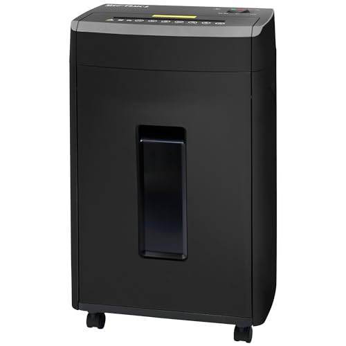 明光商会 MSシュレッダー マイクロカット 26.5L 大容量 細断サイズ2mm×12mmの極小細断モデル 14枚 軽量 キャスター付きで移動可能 MSE-14...