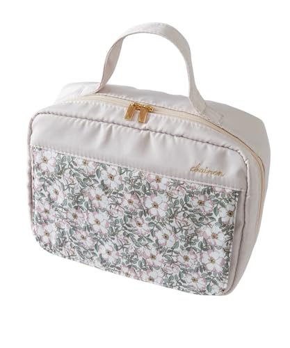 [ニッセン] マタニティ・ママグッズ リバティプリント おしりふきがサッと出せるおむつポーチ ベージュ Y