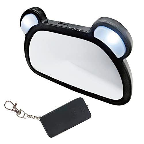 ジアン 車用ベビーミラー 車内ミラー LEDライト付き 補助ミラー ルームミラー インサイトミラー ヘッドレスト 子供 赤ちゃん 車用品