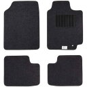 ESTERA 汎用フロアマット 4枚セット 1台分 兼用フロアマット 軽自動車 普通自動車 無地柄 カーマット フロアーマット インテリア 1台分(フロント2枚...