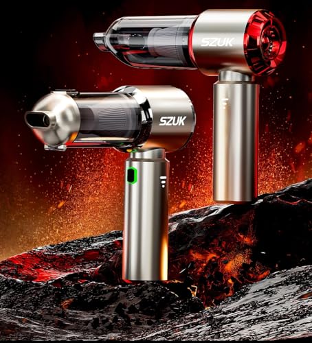 zmart SZUK C012MAX 車用掃除機 強力吸引 クリーニングミニマシン ワイヤレス ポータブル ハンドヘルドブロワーマシン 家電 車載掃除機 カーク...