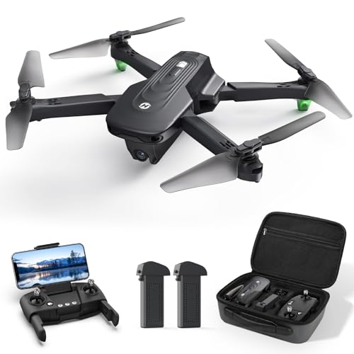 Holy Stone ドローン カメラ付き 屋外 ドローン GPS搭載 折り畳み式 4Kカメラ付き 90°調整可能 リター..