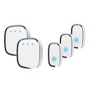 ワイヤレスチャイム 玄関チャイム インターホン 呼び出しチャイムセット 5段階音量調節 52曲選択 防水防塵 ドアベル 介護呼び鈴 最高280M無線範囲 送信機...