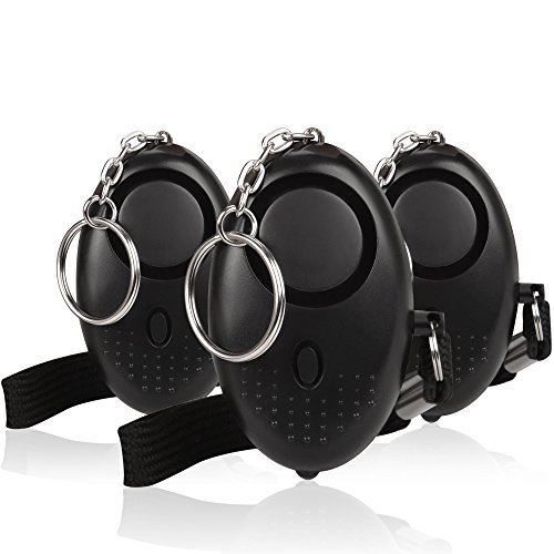 Ninonly 防犯ブザー 防犯アラーム 防犯グッズ 防犯ベル 140dB大音量 LEDライト付き 大音量アラーム 小..