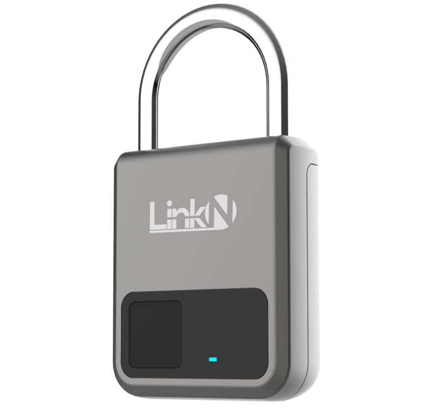 Link-N 南京錠 スマートロック スマートキー 指紋認証 鍵 マスター鍵付属