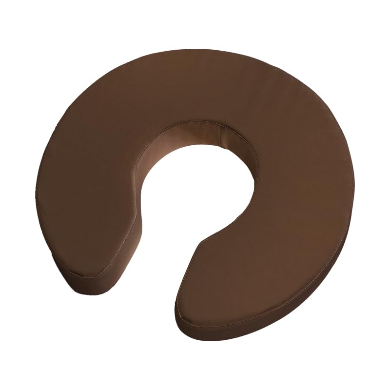 MAA U字クッション 円座 産後 円座クッション 人気 授乳クッション マタニティクッション 痔 痛み対策 手術後 厚さ6cm 直径40cm (ブラウン)
