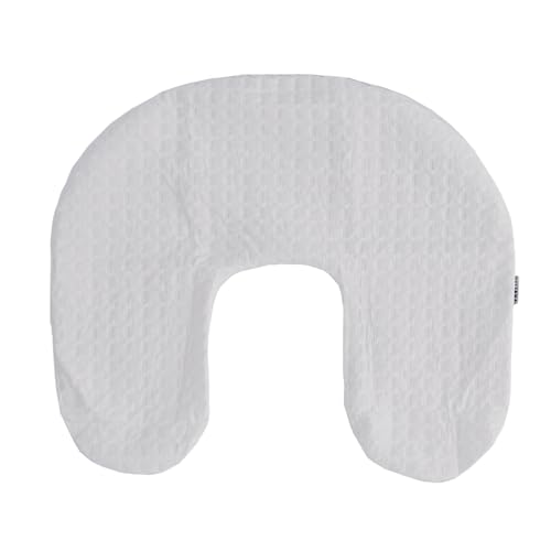[LILIANA] 授乳クッション カバーのみ 綿100％ イブル素材 洗える 洗濯機対応 おしゃれ U字型 ベビー 新生児 マタニティ 丸洗い可能 (イブルキルト, グレー)