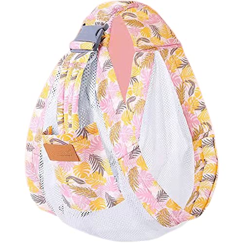 ◆商品名：ベビースリング 新生児 成長に合わせて使える抱っこ紐 国際安全認証取得 片手 抱っこひも サイズ調節可能 パパママ兼用 簡易 軽量 外出しやすい対象0~3歳 出産祝い (ピンクの網布)【材質】純綿100%で、快適で通気性があります【5つ抱き法・対応年齢】赤ちゃんの成長に伴う過程で、ベビーキャリアの助けが不可欠であり、倦怠感、手痛、腰痛などの問題を緩和するのに役立つ。それはまた、お客様の子供を簡単に眠らせるのを助けることができる。両手を解放でき、家事をすることもできる。様々な段階で赤ちゃんに合った使用法を選択してください。それぞれ、0〜3か月は、横抱き、授乳などに適している。3〜36か月は、抱きしめ、横坐式、前坐式、後ろ坐式などに適しています。【三角形構造・C字型デザイン】ベビーキャリアは「三角形の構造」を巧みに採用しているため、母親が使いやすく、安全性が高く、赤ちゃんの快適性が向上している。科学的な「C字型」デザインで、赤ちゃんが柔らかく肌にやさしいベビースリングで横向きに寝ると、ウエストボーンが自然に湾曲し、角度が適度になり、赤ちゃんの腰椎と頸椎を保護し、赤ちゃんの健康な発育を役立ちます【安全感を増す】このスリングの設計は赤ちゃんがママの子宮にいるみたい感じを与えられてるのを真似しています。赤ちゃんにママとアイコンタクトを取らせて、ママに寄り添って、ママの鼓動と声を聴かせて、赤ちゃんが安心できますアフターサービス:お客様はこのスリングを使用過程中、何かの問題やアドバイスがあれば、直接にうちにフィードバックしてください。うちは改善し続けていきます。