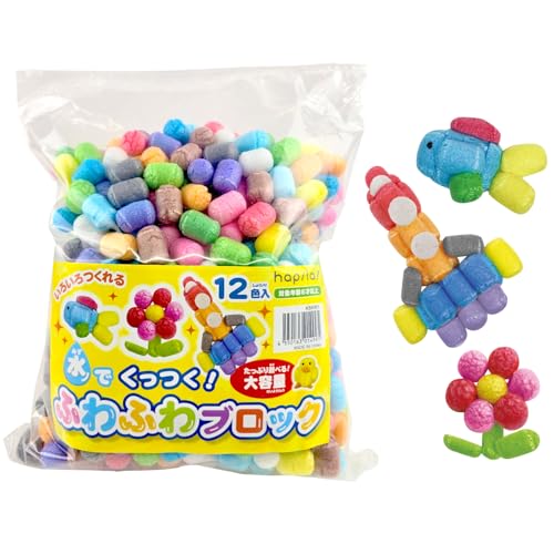 ハピラ 水でくっつくふわふわブロ