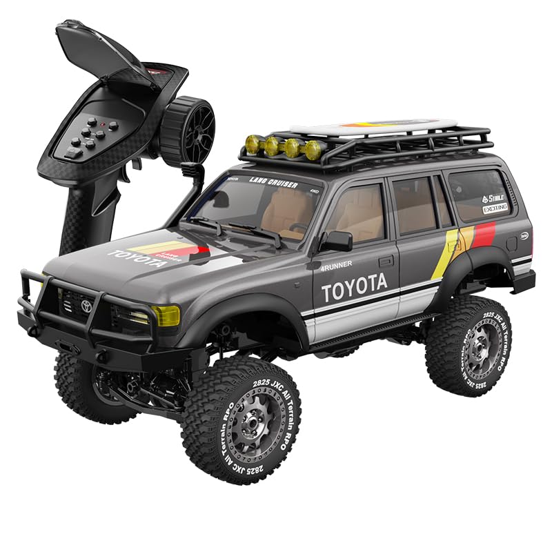 JXC 1:12 ランドクルーザーLC80 Land Cruiser 80 ラジコンクローラー 公式ライセンス取得済み 4WD四輪駆動 オフロードカー ローギア...