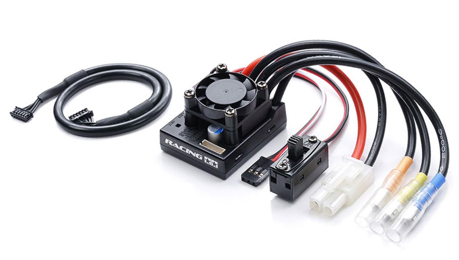 タミヤ 男女両用 RCシステム No.70 ブラシレス エレクトロニック スピードコントローラー 04SR センサー付 45070