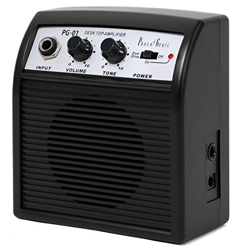 PhotoGenic フォトジェニック 3W出力 ミニギターアンプ PG-01 (テスト駆動電池付)