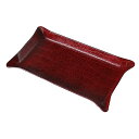 お手入れいらずの リサイクルレザー レジトレー キャッシュトレイ コイントレー 会計トレイ 小物置き (クロコ型押ボルドー)