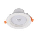 LEDダウンライト センサーライト 赤外線式 昼光色 人感ダウンライト 埋込穴径φ90〜φ100 適用 ON-OFFタイプ 天井照明 玄関 廊下 節電 照明 防...