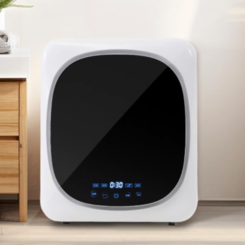 Simpolu 小型 衣類乾燥機 3kg 靴専用トレー付き 除湿 壁掛け 自動モード タイマー 節電 静音 ドラム式 靴乾燥 高温除菌 湿気取り 布団乾燥機 L...