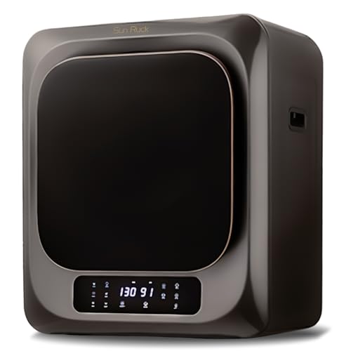 SunRuck 乾きくん 小型衣類乾燥機 3kg グレーリミテッド 小型 タッチパネル ドラム式 時短 エコ 省エネ SR-ASMN206-GY