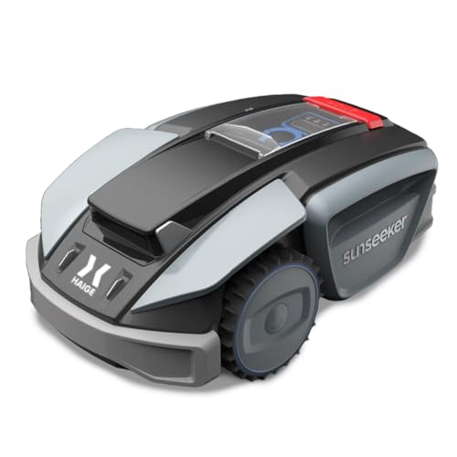 HAIGE(ハイガー) ロボット芝刈機 カルン1601 ワイヤー設置不要 静音 1600平米対応 全自動電動芝刈り機 コードレス HG-RMA1601 (モジュ...