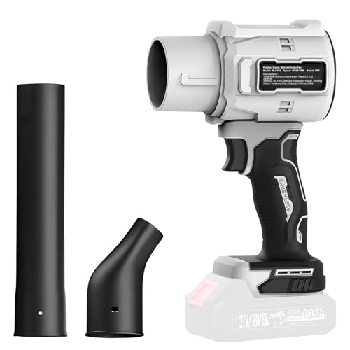 UPF ブロワー 洗車 超強力 2種類のノズル付き エアダスター 電動 380W 高効率 45000RPM マキタ18V互換バッテリー対応 電動エアダスター 充...