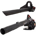 HAIGE(ハイガー) ブロワーバキューム エンジン式 落ち葉掃除機 軽量 25cc 2サイクル HG-BV3405