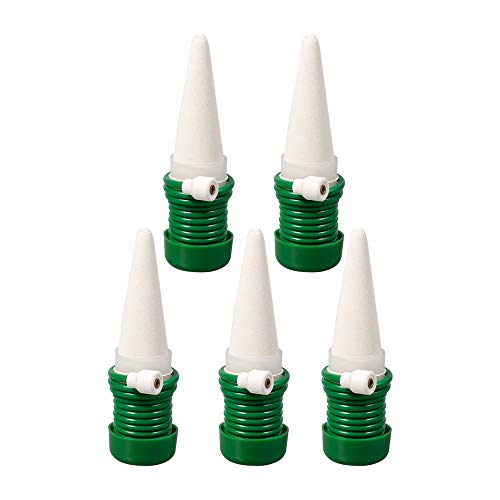 八番屋 水やり器 小型 自動給水器 自動水遣り器 水やりホース 鉢植え 植物 ガーデニング 留守用 旅行 自動散水システム 小型(5個セット)