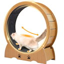 Shinyever キャットホイール 猫の車輪 猫 ホイール 猫用トレッドミル 直径100cm 猫ランニングホイール 回し車 猫用回し車 運動不足解消 低騒音と...