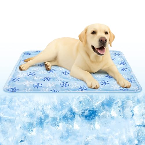 【nagasawa moko】ペット用 クールマット 犬猫兼用 ひんやり冷却マット 冷感ジェル 洗える 折りたたみ ..