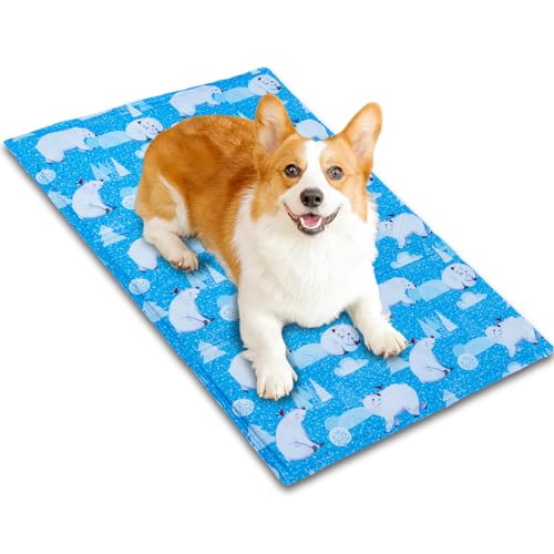 AIFY ひんやりマット 冷却 マット 夏 ジェル シート クール マット 冷感マット 夏用 犬 猫 接触冷感 涼しい 熱中症対策 暑さ対策 水洗い 防水 いぬ...